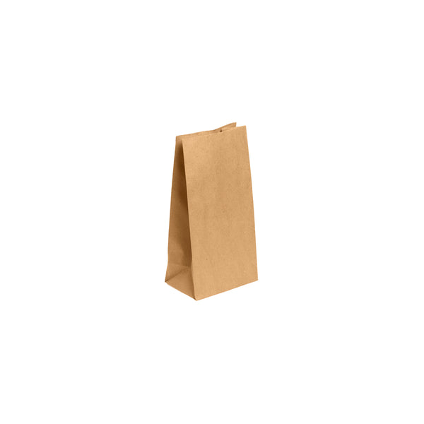 BP.BAG-SOS-8-B BioPak FSC SOS Paper Bag No.8 Kraft 155x305x100mm Globe Importers Adelaide Hospitality Supplies
