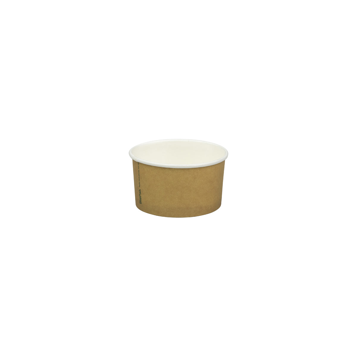 BP.BB-BIC-3 BioPak FSC™ Paper Ice Cream BioCup Small Printed Kraft Look 71x40mm / 90ml / 3oz Globe Importers Adelaide Hospitality Supplies