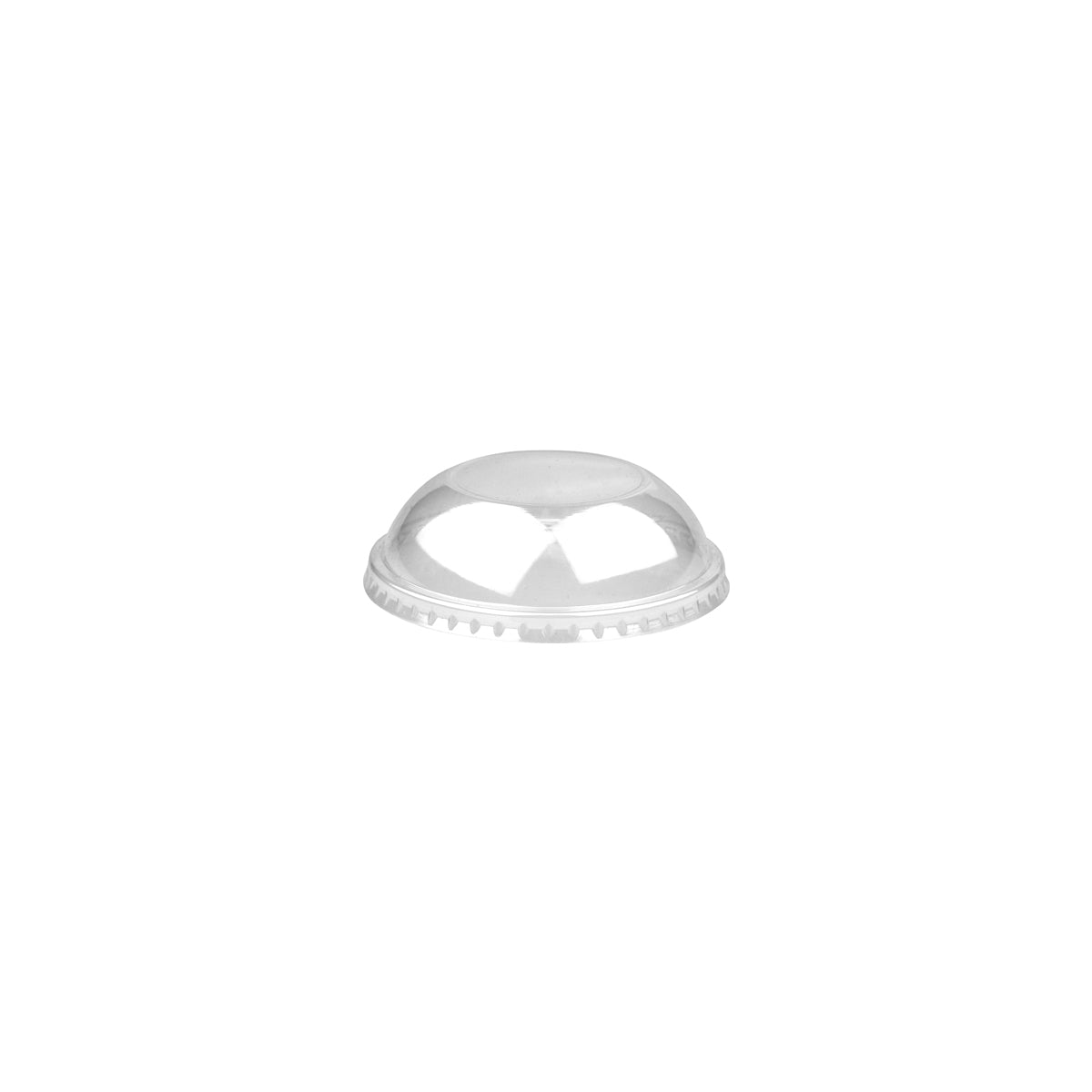 BP.BB-BICL-5PET(D) BioPak Clear PET Dome Ice Cream Lid Medium 90mm Globe Importers Adelaide Hospitality Supplies