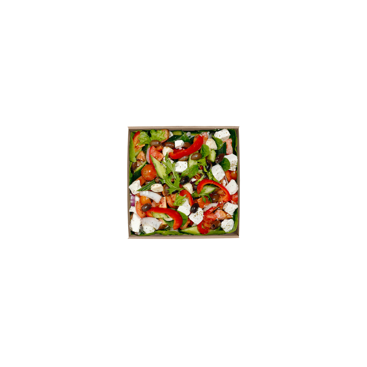 BP.BB-CB-S BioPak FSC™ BioBoard Catering Tray Small Base Kraft 225x225x60mm Globe Importers Adelaide Hospitality Supplies