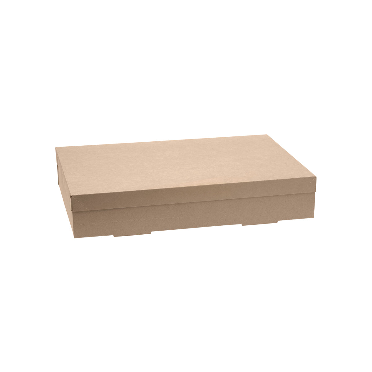 BP.BB-CBL-XL BioPak FSC™ BioBoard Catering Tray Extra Large Lid Kraft 455x313x30mm Globe Importers Adelaide Hospitality Supplies