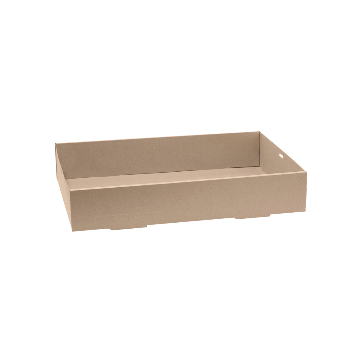 BP.BB-CB-XL BioPak FSC BioBoard Catering Tray Extra Large Base Kraft 450x310x80mm Globe Importers Adelaide Hospitality Supplies