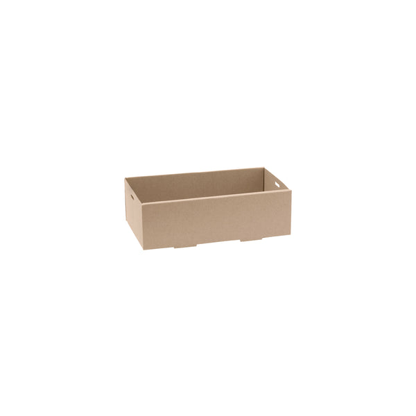 BP.BB-CB-XS BioPak FSC BioBoard Catering Tray Extra Small Base Kraft 258x150x80mm Globe Importers Adelaide Hospitality Supplies