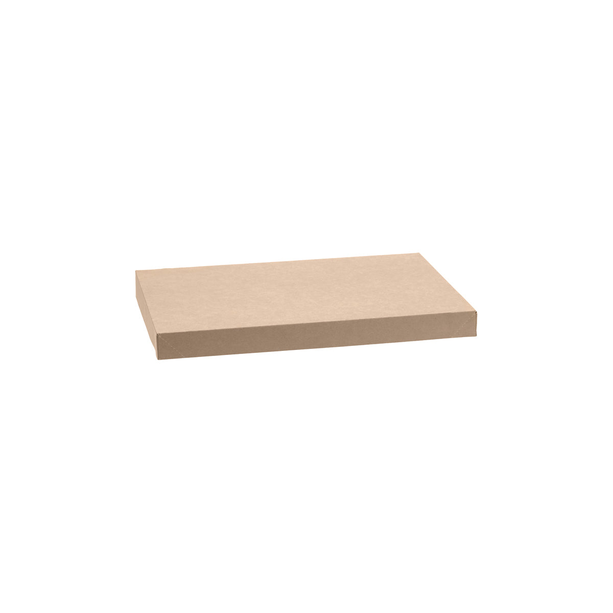 BP.BB-CBL-M BioPak FSC BioBoard Catering Tray Medium Lid Kraft 364x255x30mm Globe Importers Adelaide Hospitality Supplies