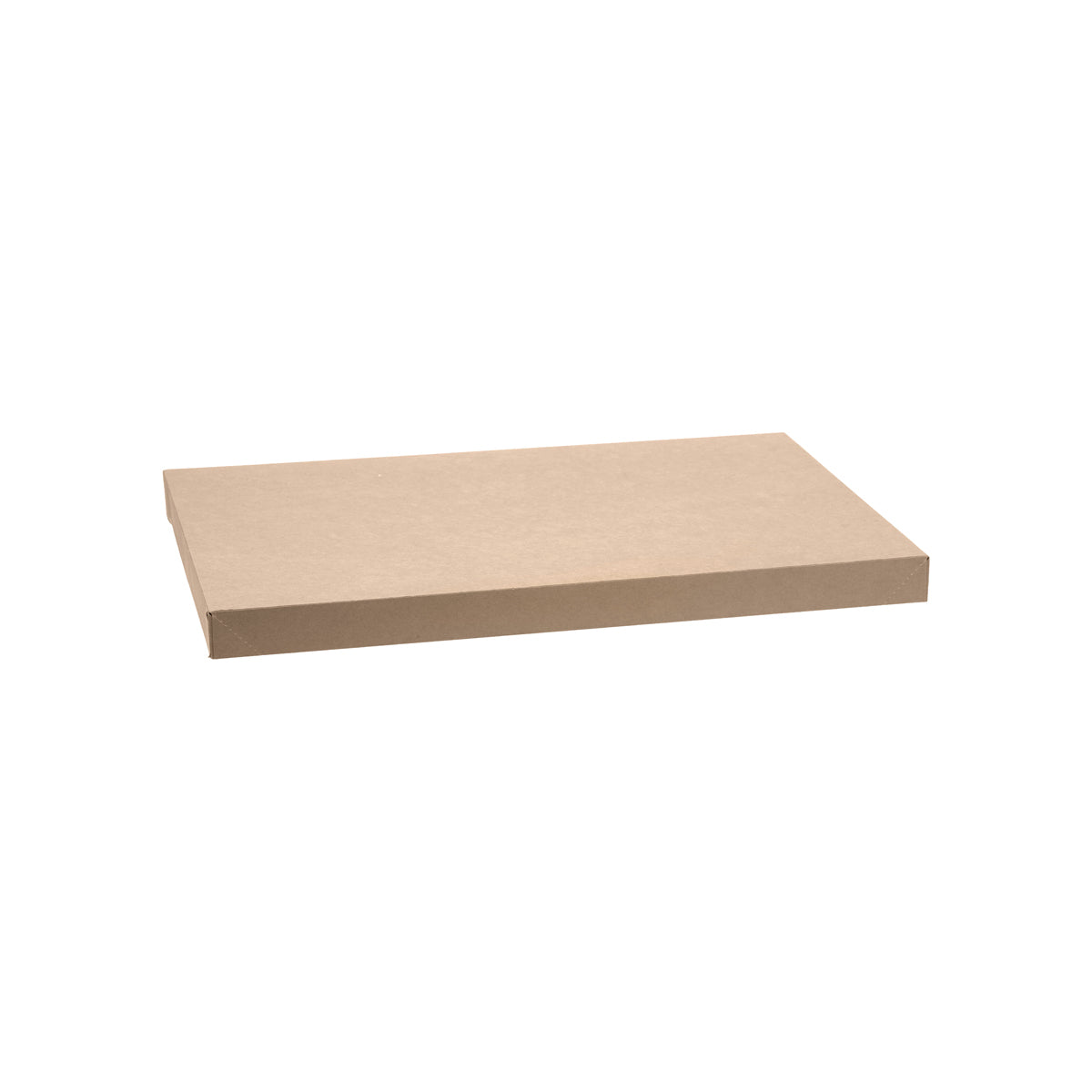 BP.BB-CBL-XL BioPak FSC BioBoard Catering Tray Extra Large Lid Kraft 455x313x30mm Globe Importers Adelaide Hospitality Supplies