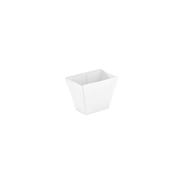 BP.BB-CHIP BOX-W BioPak FSC BioBoard Chip Box White 113x70x90mm Globe Importers Adelaide Hospitality Supplies