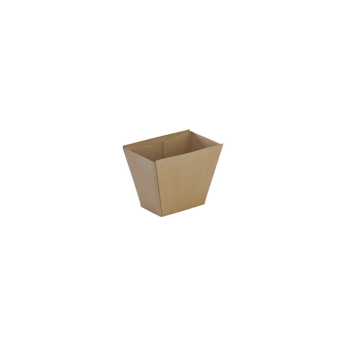 BP.BB-CHIP BOX BioPak FSC BioBoard Chip Box Kraft 113x70x90mm Globe Importers Adelaide Hospitality Supplies