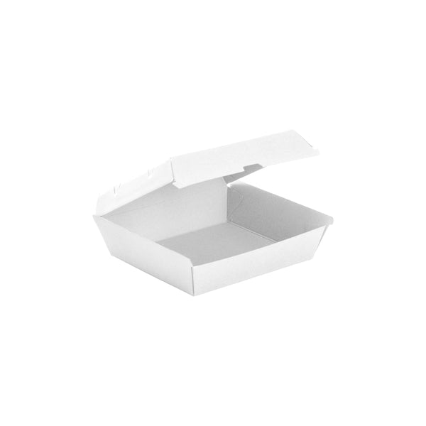BP.BB-DINNER BOX-W BioPak FSC BioBoard Dinner Box White 178x160x80mm Globe Importers Adelaide Hospitality Supplies