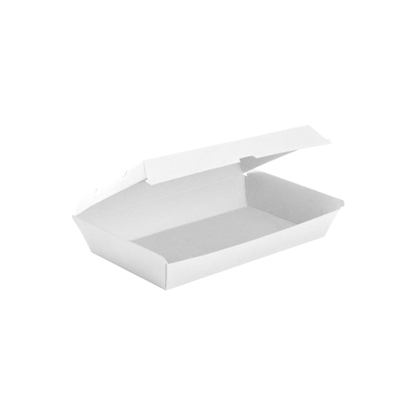 BP.BB-FAMILY BOX-W BioPak FSC BioBoard Family Box White 290x170x85mm Globe Importers Adelaide Hospitality Supplies