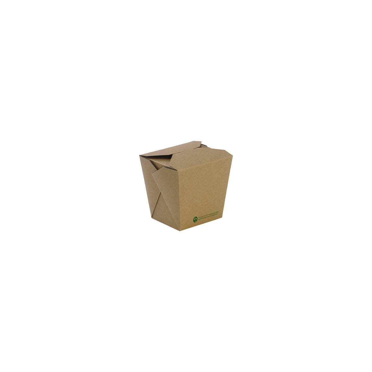 BP.BB-NB-26 BioPak FSC™ BioBoard Noodle Box Printed Kraft Look 80x68x100mm / 780ml / 26oz Globe Importers Adelaide Hospitality Supplies