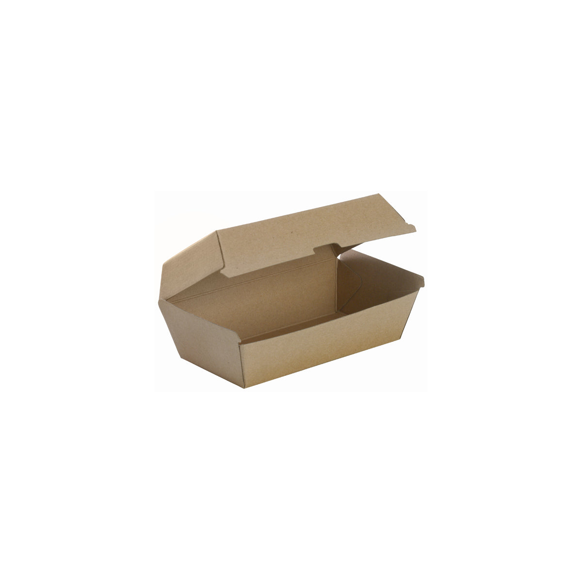 BP.BB-SNACK BOX REGULAR BioPak FSC BioBoard Regular Snack Box Kraft 175x90x84m Globe Importers Adelaide Hospitality Supplies