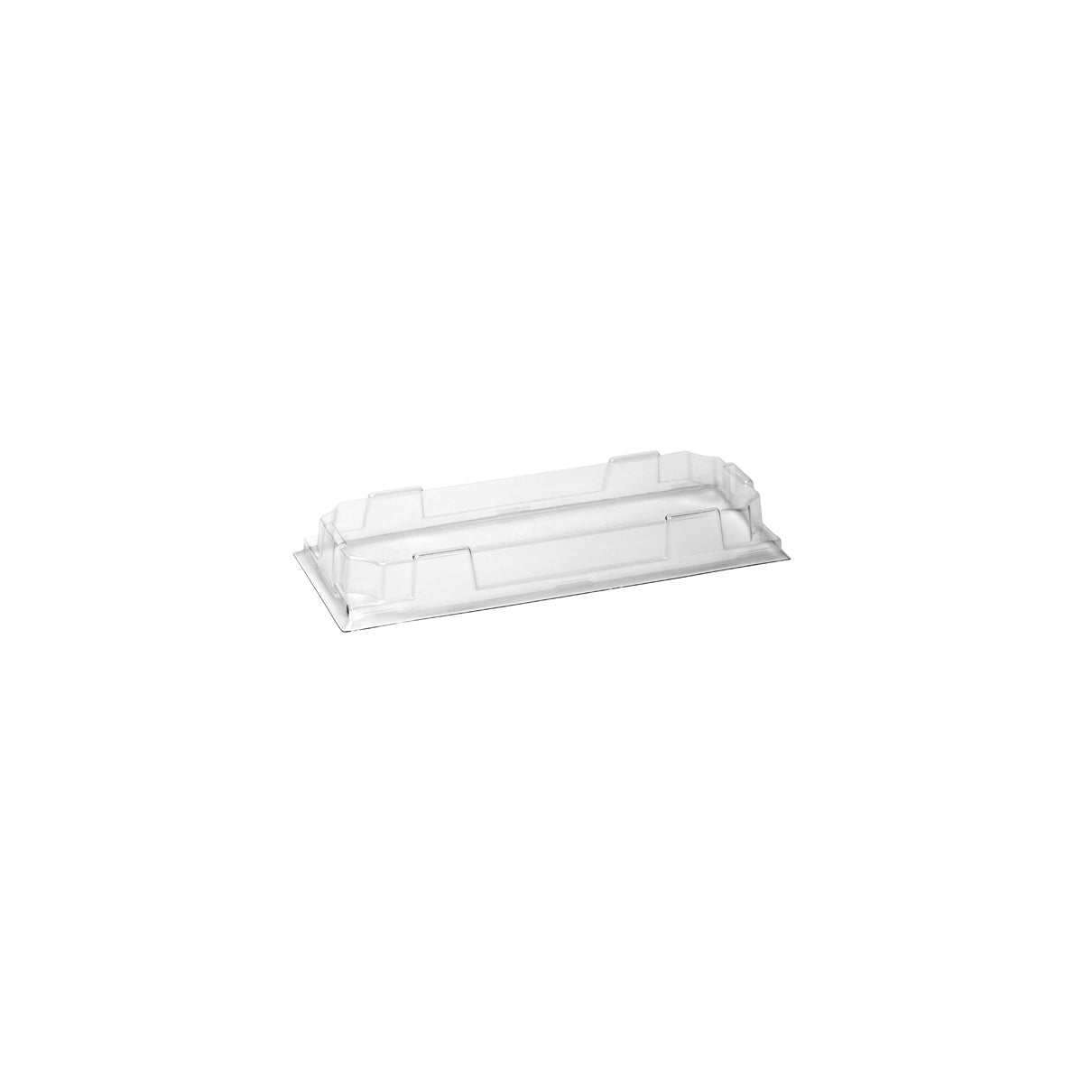 BP.BB-STL-LONG-PET BioPak Clear PET Sushi Tray Lid Long 223x98x26mm Globe Importers Adelaide Hospitality Supplies