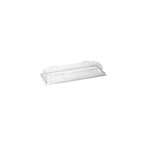 BP.BB-STL-LONG-PET BioPak Clear PET Sushi Tray Lid Long 223x98x26mm Globe Importers Adelaide Hospitality Supplies