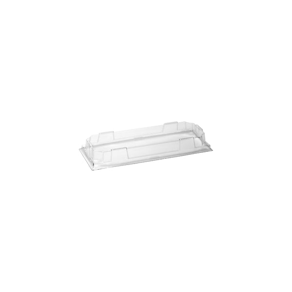 BP.BB-STL-LONG-PLA BioPak Clear PLA Sushi Tray Lid Long 223x98x26mm Globe Importers Adelaide Hospitality Supplies