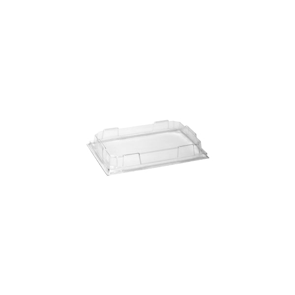 BP.BB-STL-M-PET BioPak Clear PET Sushi Tray Lid Medium 180x123x26mm Globe Importers Adelaide Hospitality Supplies