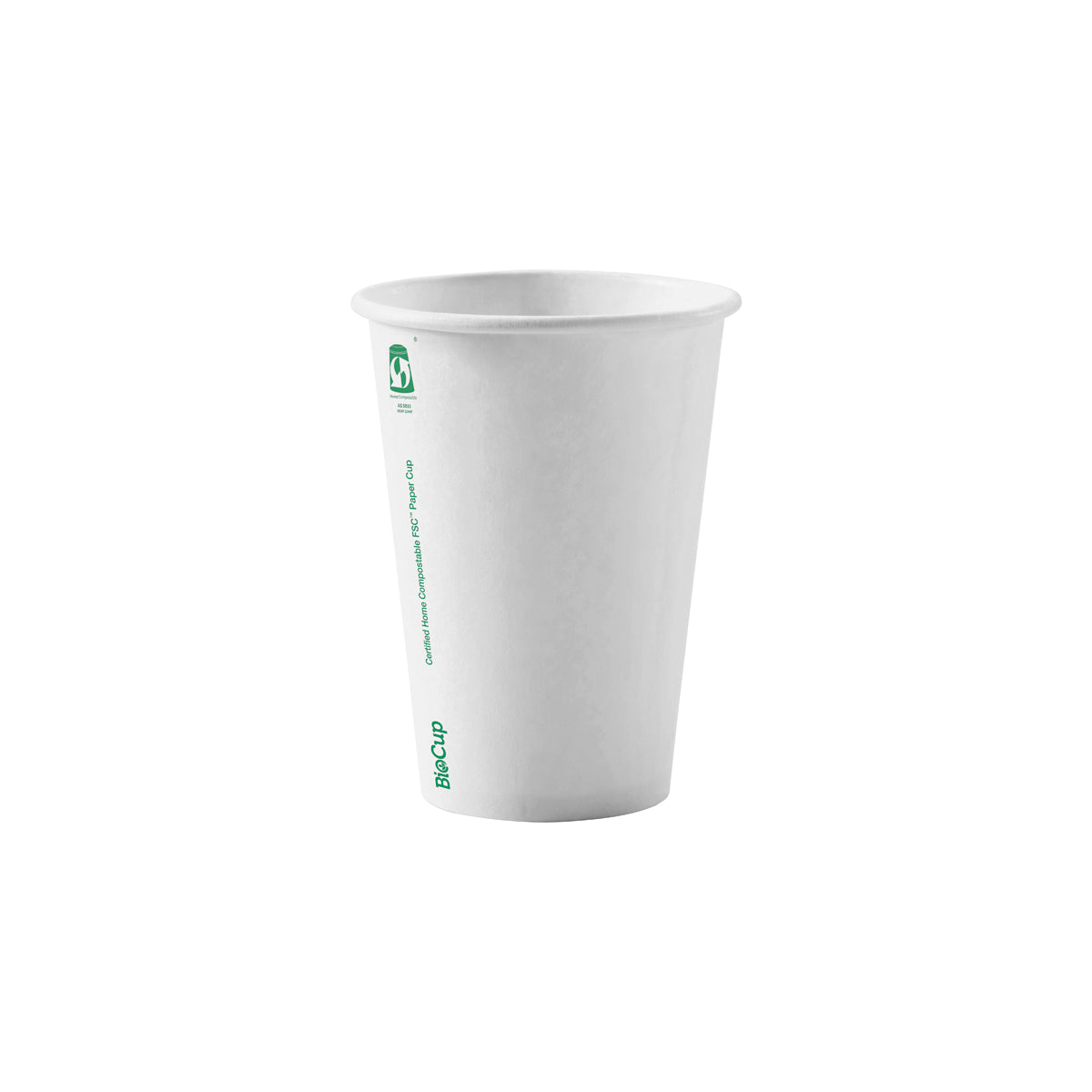 BP.BC-10W-SA BioPak Single Wall White BioCup (80mm) 320ml / 10oz Globe Importers Adelaide Hospitality Supplies