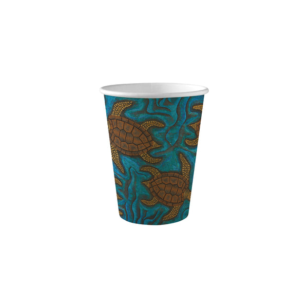 BP.BC-12-CCAB BioPak Single Wall Indigenous Art BioCup (90mm) 390ml / 12oz Globe Importers Adelaide Hospitality Supplies