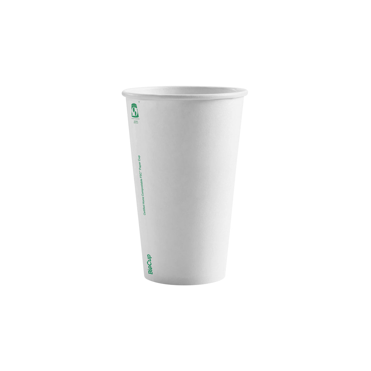 BP.BC-16W-SA BioPak Single Wall White BioCup (90mm) 510ml / 16oz Globe Importers Adelaide Hospitality Supplies