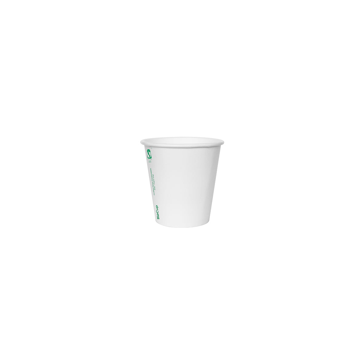 BP.BC-4W-SA BioPak Single Wall White BioCup (63mm) 120ml / 4oz Globe Importers Adelaide Hospitality Supplies