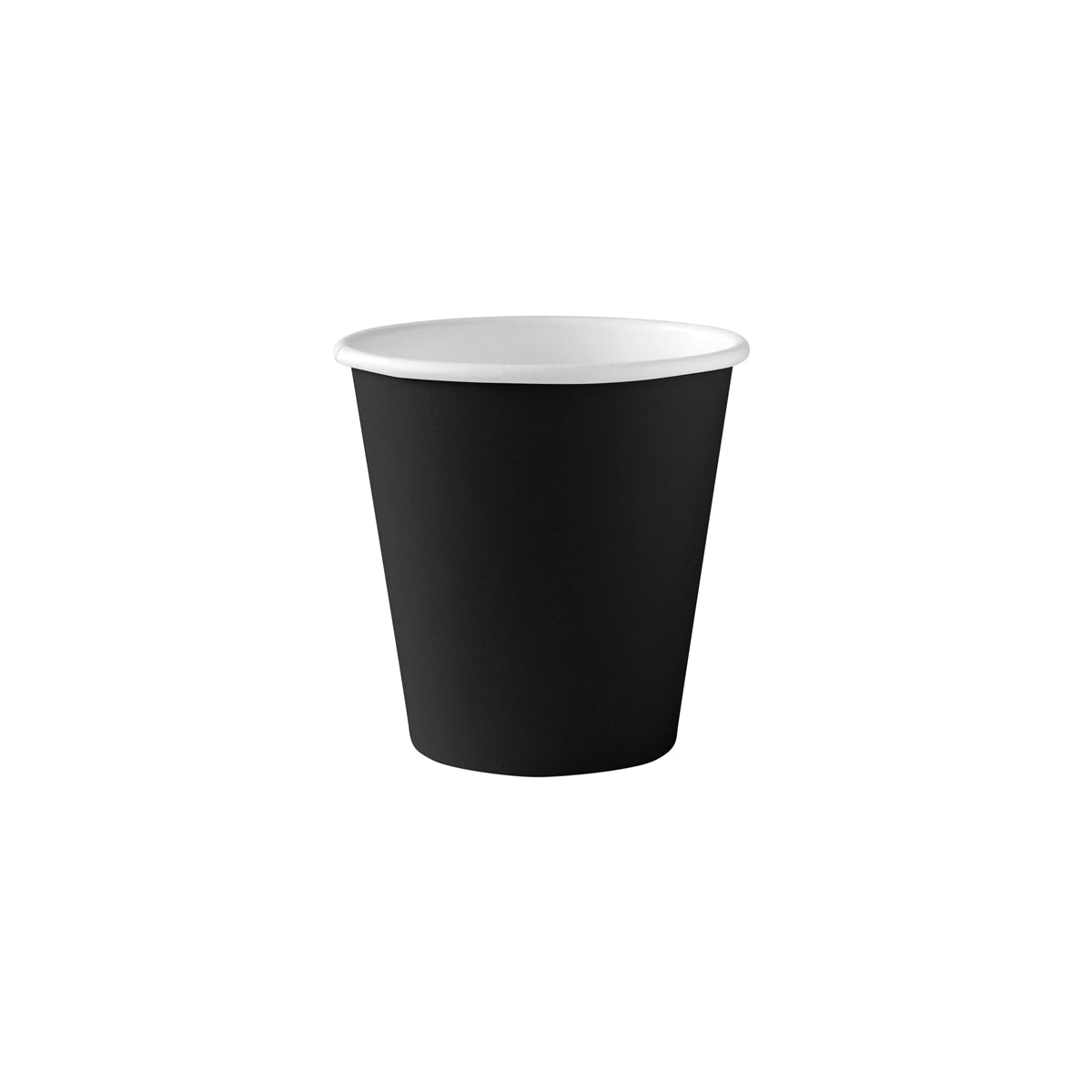 BP.BC-6B BioPak Single Wall Black BioCup (80mm) 230ml / 6oz Globe Importers Adelaide Hospitality Supplies