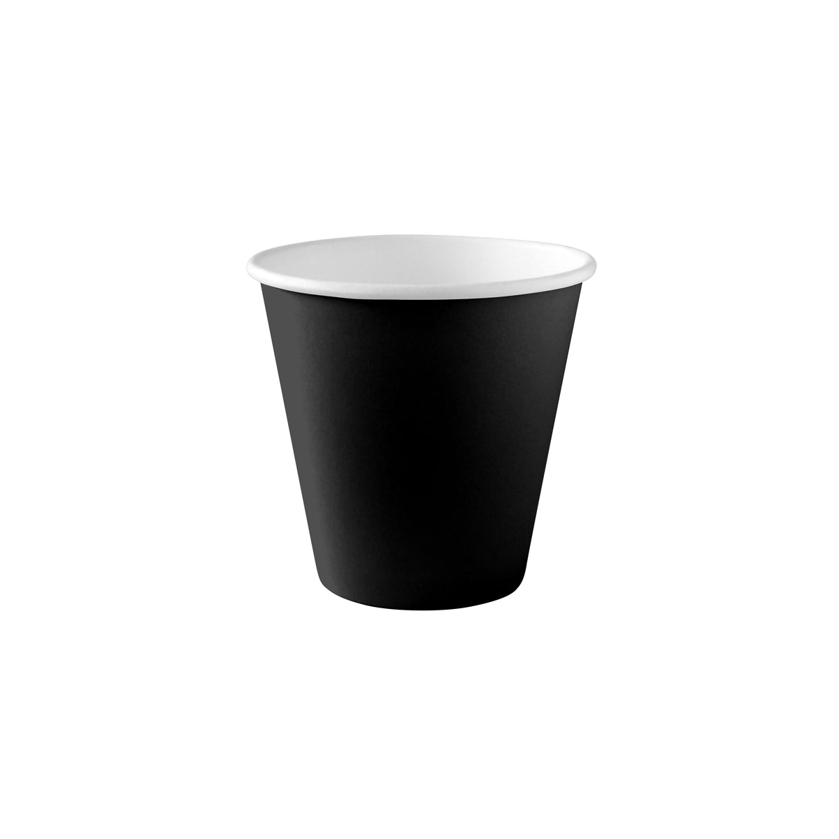 BP.BC-8B-90 BioPak Single Wall Black BioCup (90mm) 280ml/8oz Globe Importers Adelaide Hospitality Supplies
