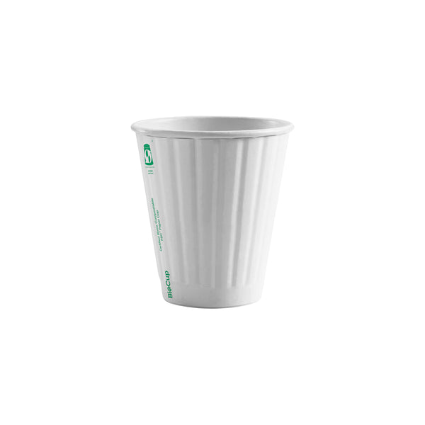 BP.BC-8DWW(90)-SA BioPak Double Wall White BioCup (90mm) 295ml / 8oz Globe Importers Adelaide Hospitality Supplies