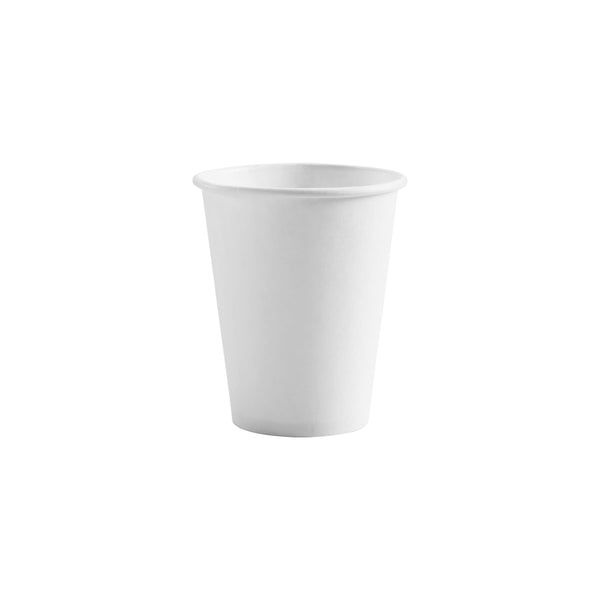 BP.BC-8W-SA BioPak Single Wall White BioCup (80mm) 280ml / 8oz Globe Importers Adelaide Hospitality Supplies