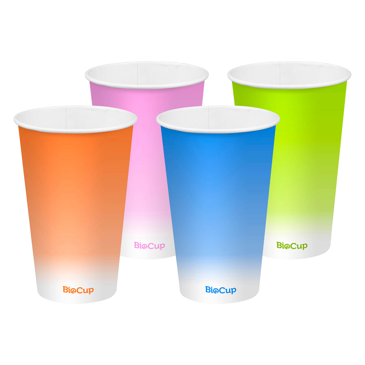BP.BCC-16-C BioPak Cold Paper Coloured BioCup (90mm) 510ml / 16oz Globe Importers Adelaide Hospitality Supplies