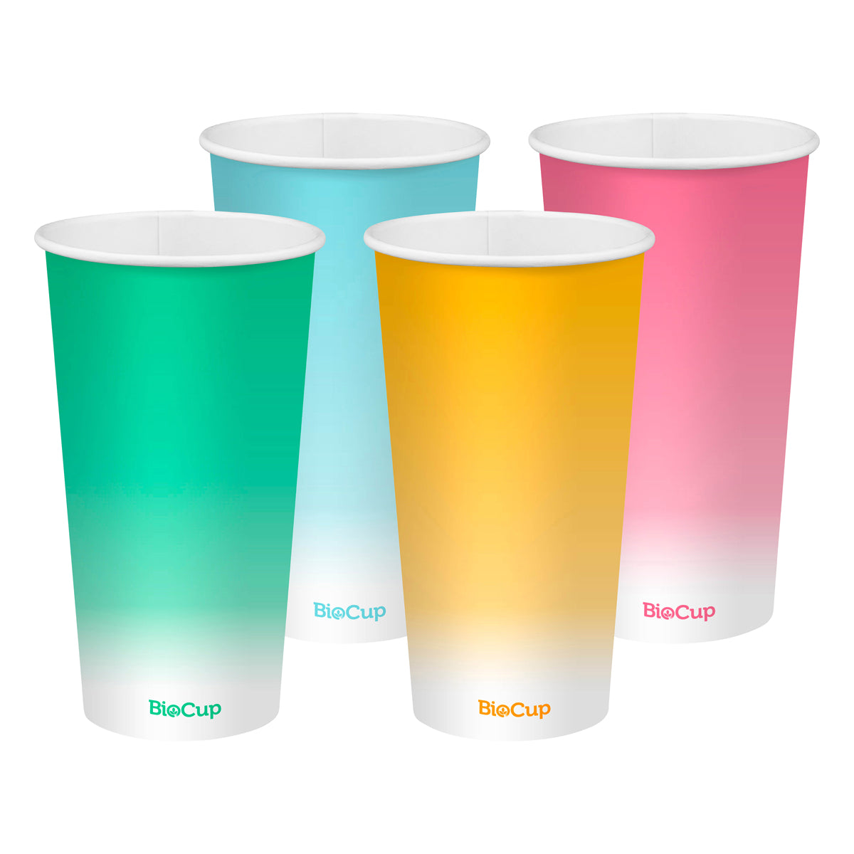 BP.BCC-20-C BioPak Cold Paper Coloured BioCup (90mm) 600ml / 20oz Globe Importers Adelaide Hospitality Supplies