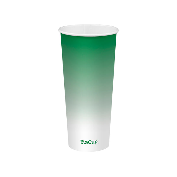 BP.BCC-24-G BioPak Cold Paper Green BioCup (90mm) 700ml / 24oz Globe Importers Adelaide Hospitality Supplies
