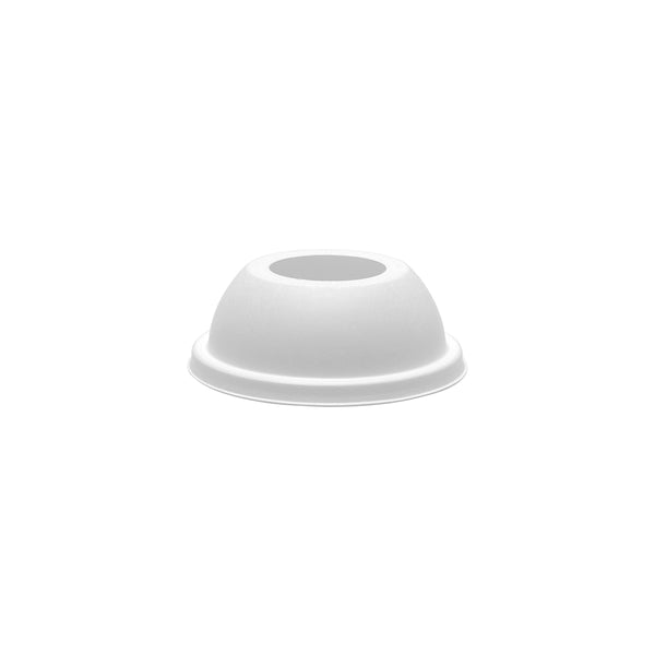 BP.BCL-105C-PULP-D-WIDE BioPak BioCane Large Wide Dome Lid 105mm Globe Importers Adelaide Hospitality Supplies