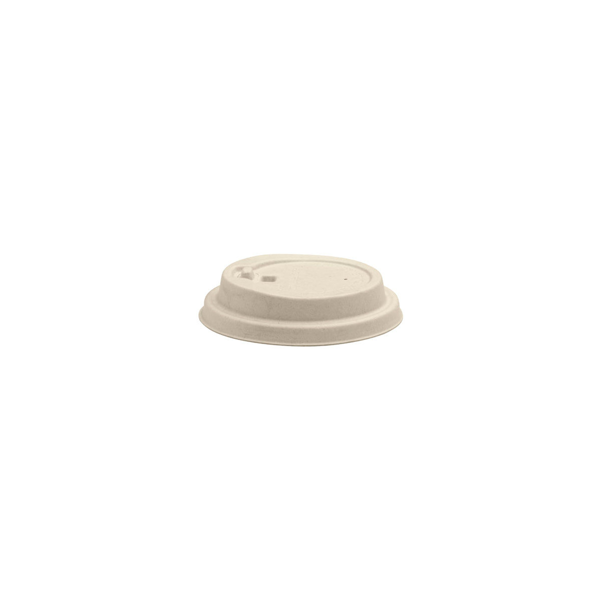 BP.BCL-12PULP-R-N BioPak 90mm BioCup Natural Reclosable BioCane Lid Globe Importers Adelaide Hospitality Supplies