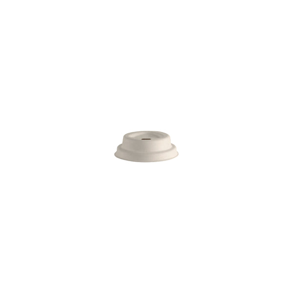 BP.BCL-4PULP-N BioPak 63mm BioCup Natural BioCane Lid Globe Importers Adelaide Hospitality Supplies