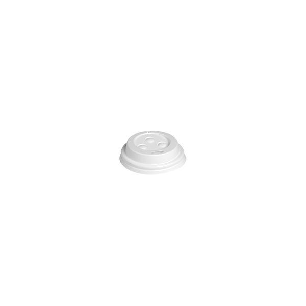 BP.BCL-4W BioPak 63mm BioCup White PS - Non Compostable Lid Globe Importers Adelaide Hospitality Supplies