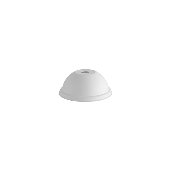 BP.BCL-80C-PULP-D BioPak BioCane Small Dome Lid 80mm Globe Importers Adelaide Hospitality Supplies