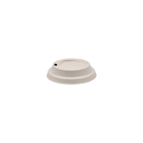 BP.BCL-8PULP-N-V2 BioPak 80mm BioCup Natural BioCane Lid Globe Importers Adelaide Hospitality Supplies