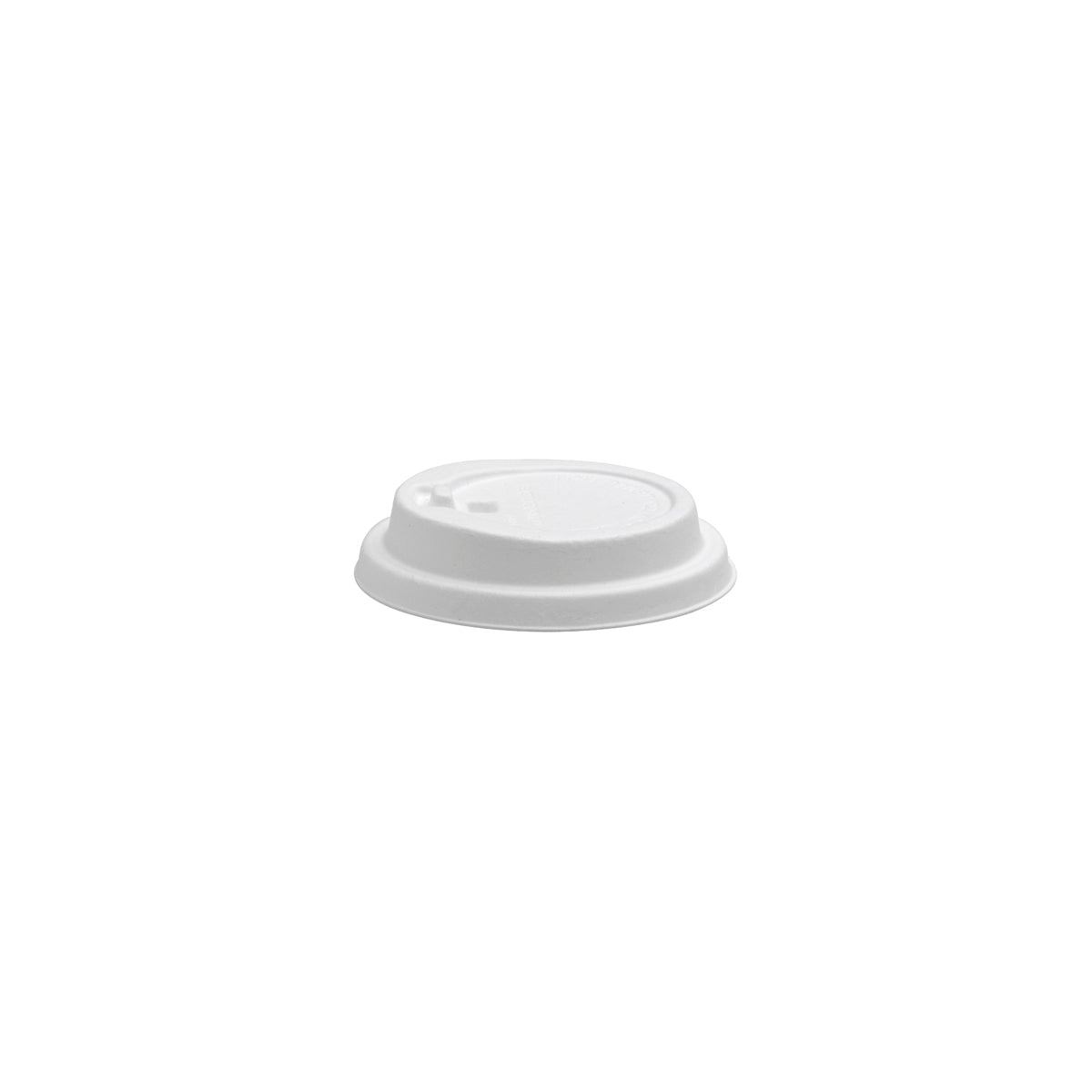BP.BCL-8PULP-R-W BioPak 80mm BioCup White Reclosable BioCane Lid Globe Importers Adelaide Hospitality Supplies