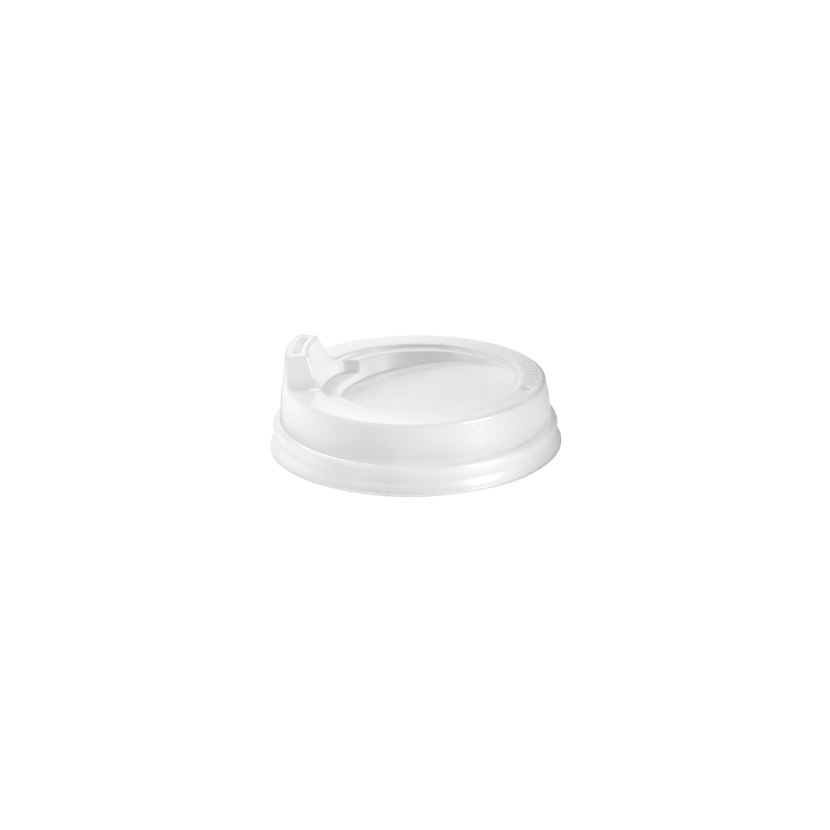 BP.BCL-8W-SIPPER BioPak 80mm BioCup White PS Sipper - Non Compostable Lid Globe Importers Adelaide Hospitality Supplies
