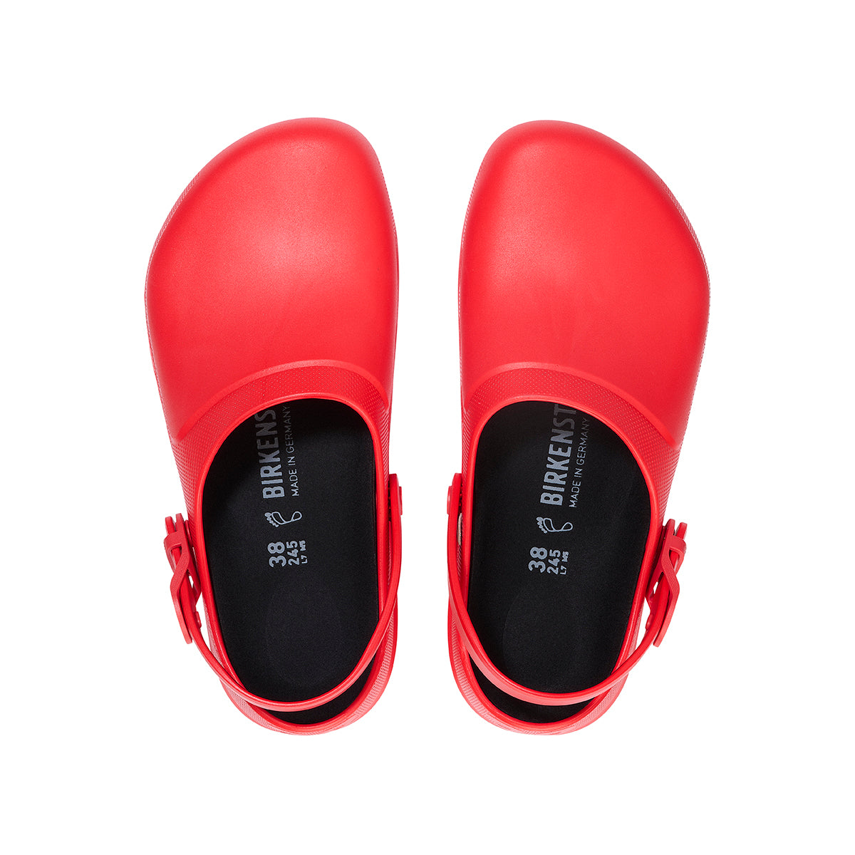 1026003 Birkenstock Birki Air 2.0 Clog Red Birkenstock Birki Air 2.0 Clog Red Globe Importers Adelaide Hospitality Supplies