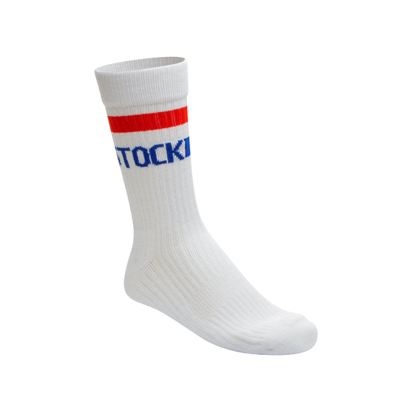 1026271 Birkenstock Cotton Stripe Crew Socks White Globe Importers Adelaide Hospitality Supplies