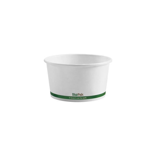 BP.BSC-12 BioPak FSC™ Paper BioBowl White 430ml / 12oz Globe Importers Adelaide Hospitality Supplies
