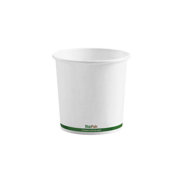 BP.BSC-24-V2 BioPak FSC Paper BioBowl White 740ml / 24oz Globe Importers Adelaide Hospitality Supplies