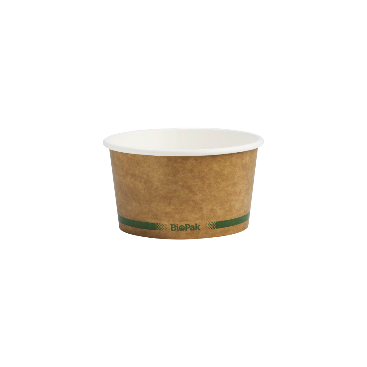 BP.BSCK-12-GS BioPak FSC™ Paper BioBowl Printed Kraft Look 430ml / 12oz Globe Importers Adelaide Hospitality Supplies