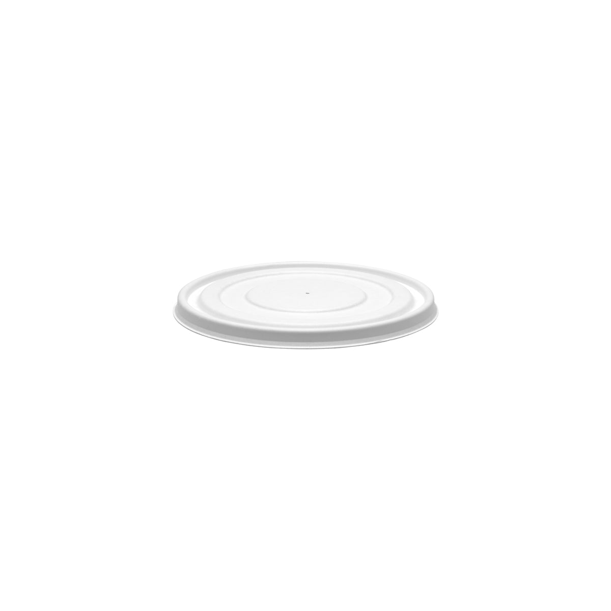BP.BSCL-12-16-32-PULP-W BioPak BioCane BioBowl Lid White Plant Fibre 121mm Globe Importers Adelaide Hospitality Supplies
