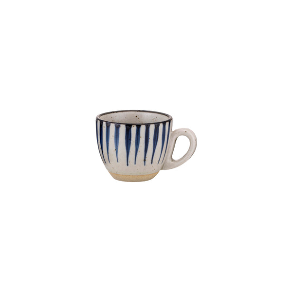 70.BW20000 Brew Pottery Blue Flame Espresso Cup 90ml Globe Importers Adelaide Hospitality Supplies