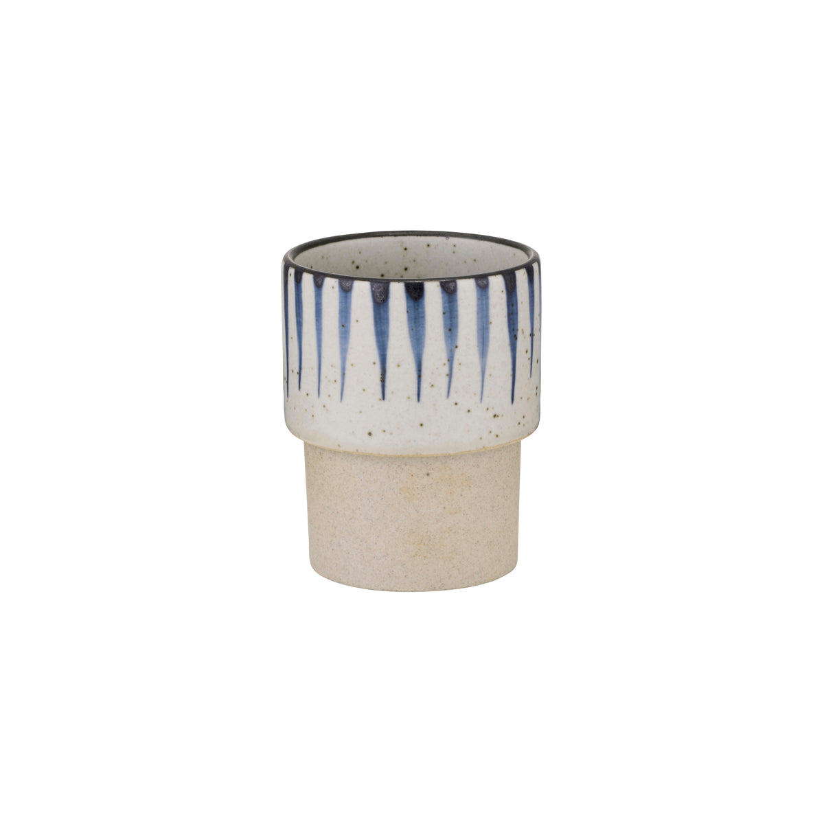 70.BW20057 Brew Pottery Blue Flame Tumbler 220ml Globe Importers Adelaide Hospitality Supplies