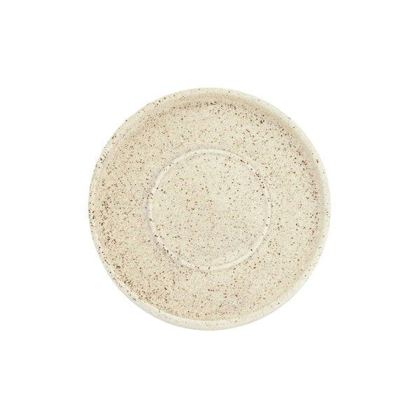 70.BW30255 Brew Pottery Tan Straight-Side Saucer 155mm Globe Importers Adelaide Hospitality Supplies