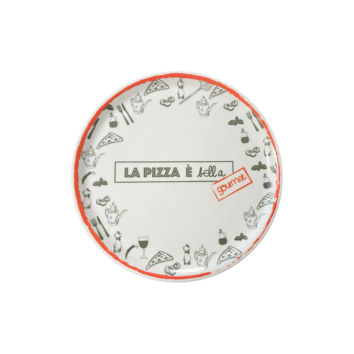 CAS.06040006.P Landhaus La Pizza E Bella Pizza Plate 330mm Globe Importers Adelaide Hospitality Supplies