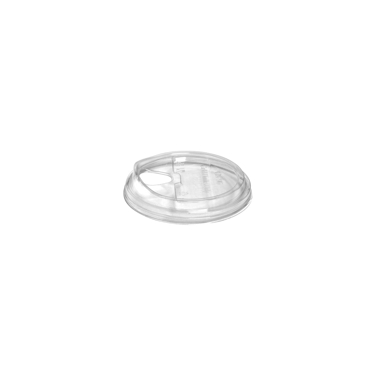 BP.CS-96 BioPak Clear PLA BioCup Sipper / Strawless Lid 96mm Globe Importers Adelaide Hospitality Supplies