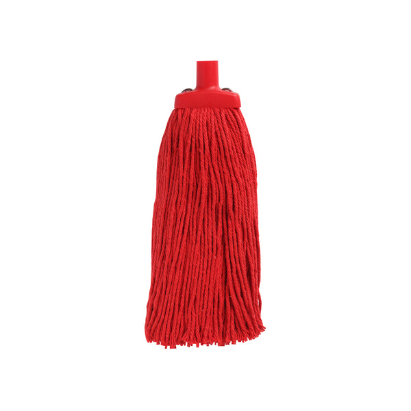 EDCO.27021 Commercial Red Mop Head 400gm Cotton  Globe Importers Adelaide Hospitality Supplies